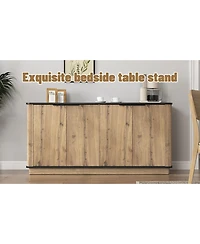 Streamdale Furniture Mdf Sideboard Tv & Tableware Storage (55" x 15.7" x 29.6")