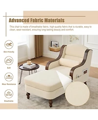 Streamdale Furniture Oversized Chaise Lounge Indoor Sofa Bed