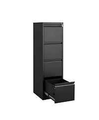 Streamdale Furniture 4-Drawer File Cabinet with Lock, Home Office Organizer