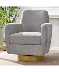 Streamdale Furniture 360 Ergonomic Fabric Armchair for Living Room or Bedroom