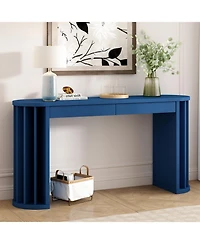 Streamdale Furniture 59" Oak Veneer Console Table