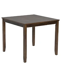 Streamdale Furniture 5-Piece Dark Walnut Dining Set