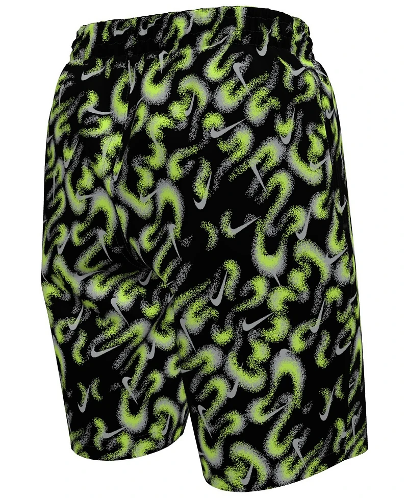 Nike Boys' 8-18 Airbrushfetti 7 Volley Stretch Waistband Shorts