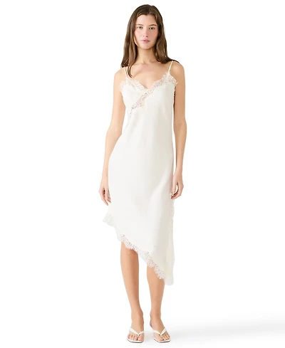 Steve Madden Women's Danna V-Neck Asymmetrical Dress