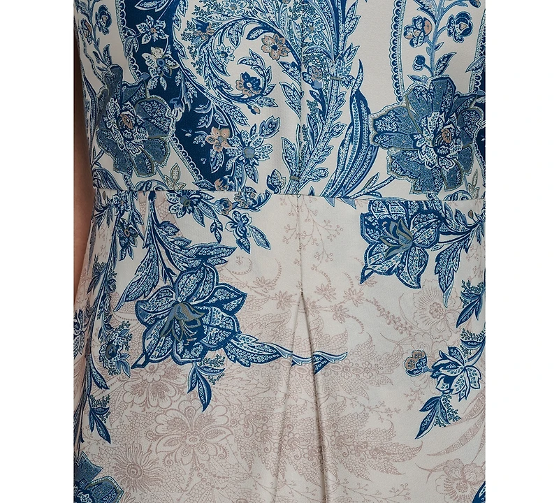 Vince Camuto Women's Extended Cap Twist Gown