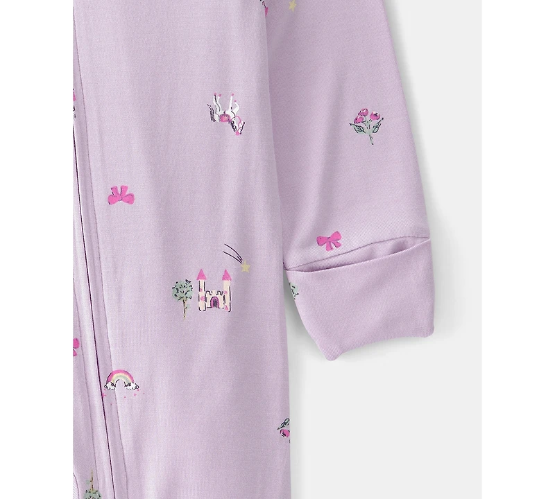 Carter's Baby Girls' Fairytale 2-Way Zip Sleep and Play Pajama