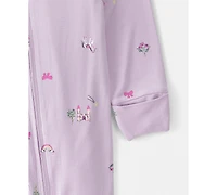Carter's Baby Girls' Fairytale 2-Way Zip Sleep and Play Pajama