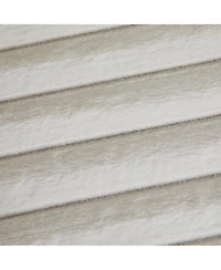 Streamdale Furniture Upholstered Round Ottoman with Metal Legs - Beige