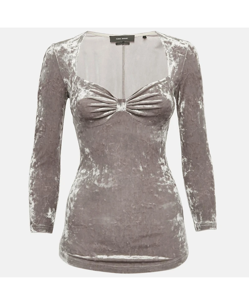 Pre-Owned Isabel Marant Women's Sweetheart Neck Gubaia Top