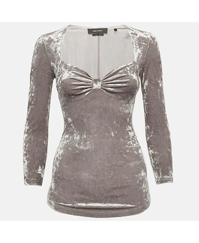 Pre-Owned Isabel Marant Women's Sweetheart Neck Gubaia Top