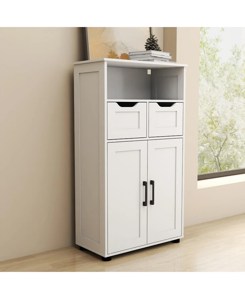 Streamdale Furniture Farmhouse Double-Door Storage Cabinet