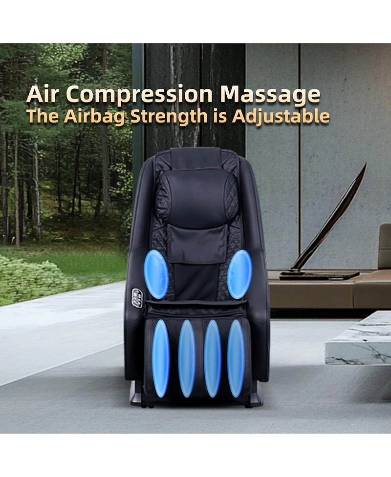 Streamdale Furniture Sl Track Zero Gravity Massage Chair with Bluetooth