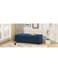 Streamdale Furniture 50" Rectangular Ottoman Bench with Hinged Lid & Storage
