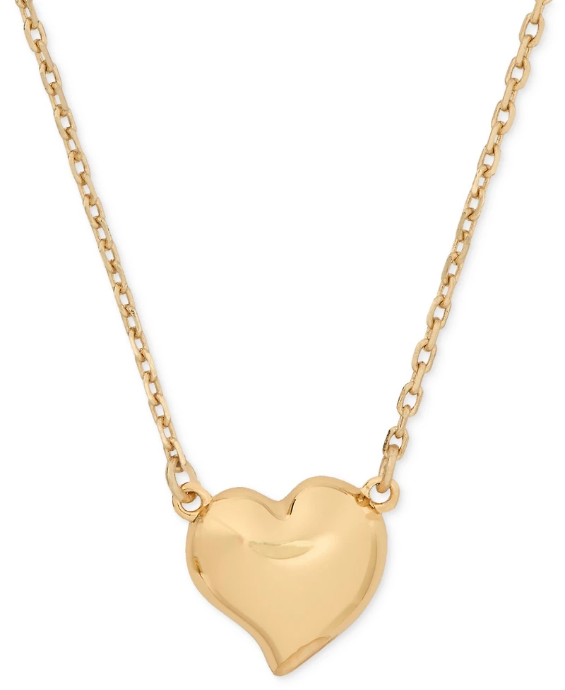kate spade new york Amour Silver-Tone Pendant Necklace (also in Gold-Tone)