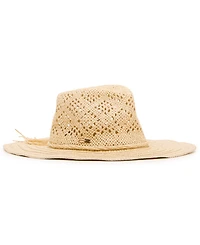 Steve Madden Mixed Pattern Western Panama Hat