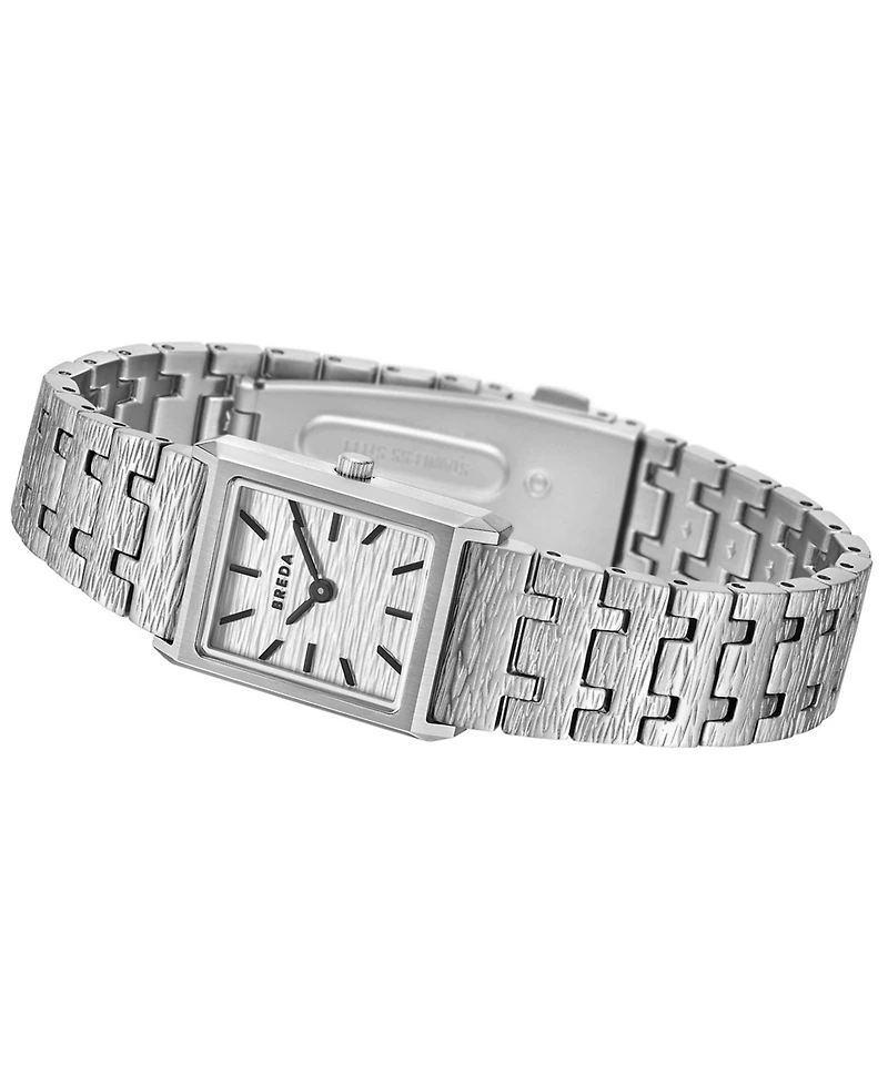 Breda Women's 'Virgil Revival' Silver Stainless Steel Bracelet Watch, 20mm