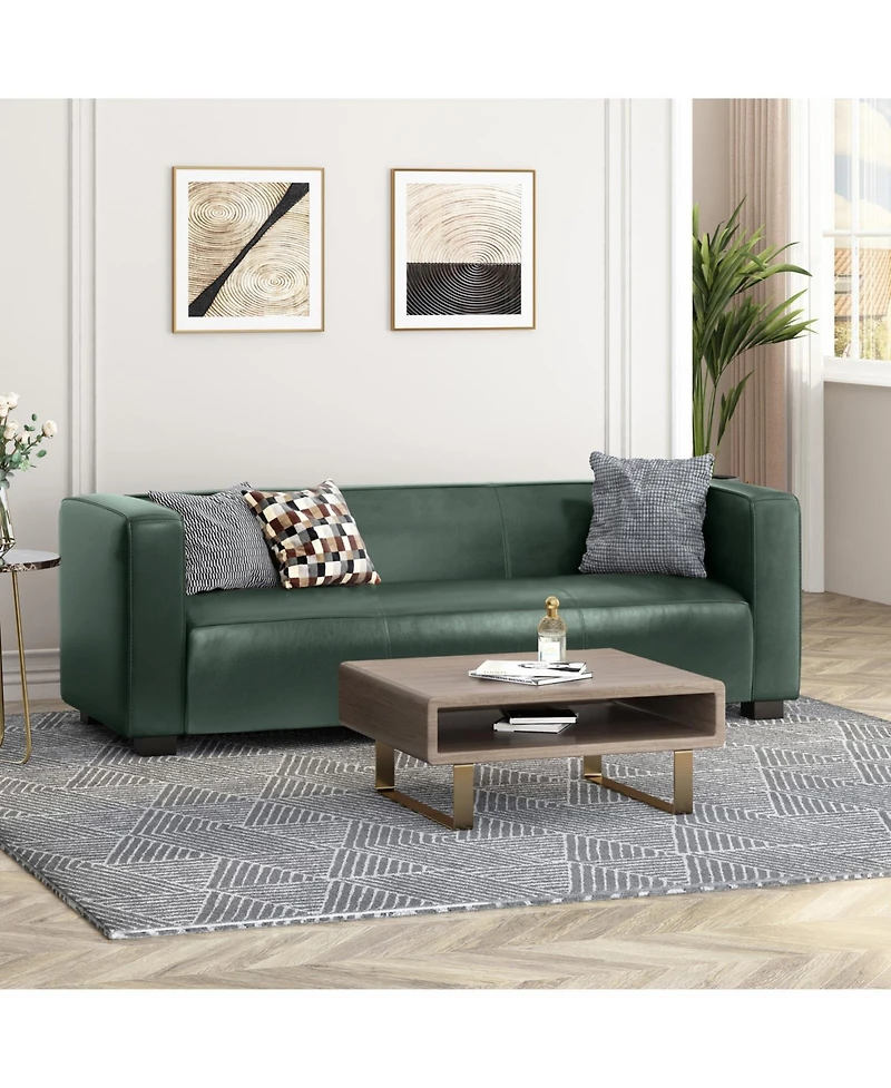 Streamdale Furniture Tuxedo Sofa with Birch Wood Legs