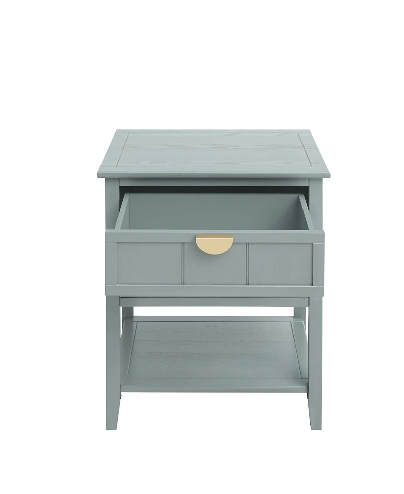 Streamdale Furniture + 2-Drawer + Wood + Storage + End Table