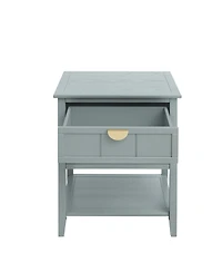 Streamdale Furniture + 2-Drawer + Wood + Storage + End Table