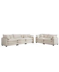 Streamdale Furniture Streamdale Corduroy 2 & 3 Seat Sofa Set