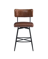 Streamdale Furniture 26" Retro Swivel Counter Stools (Set of 2)