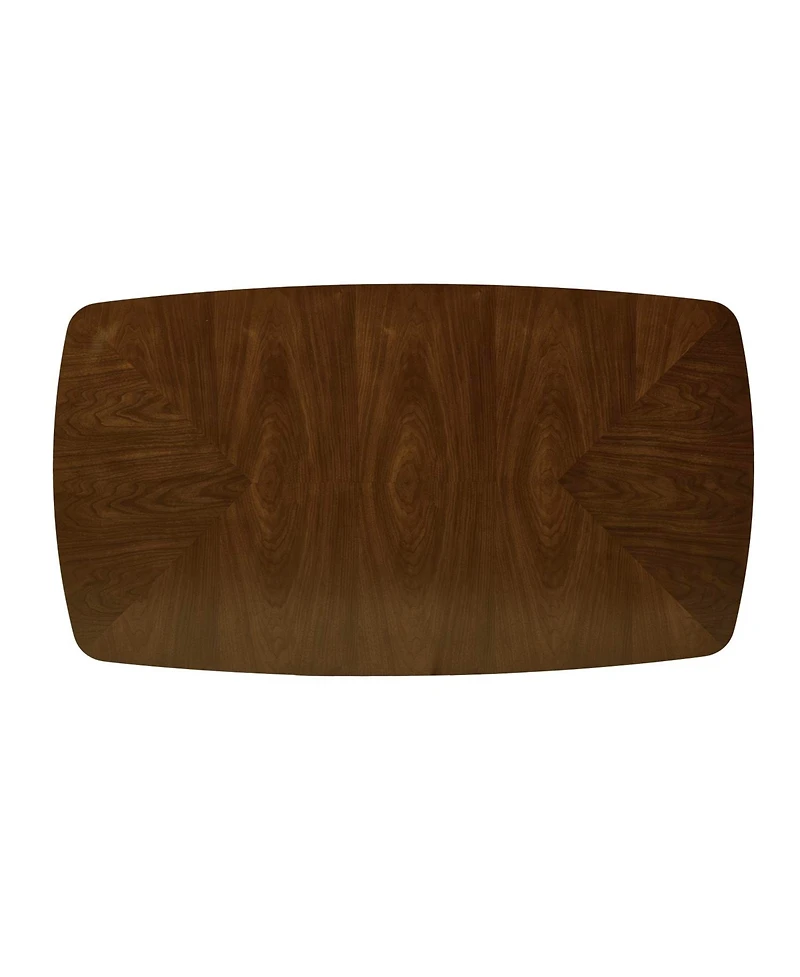 Streamdale Furniture 5-Pc Mid-Century Walnut Dining Set with Chairs