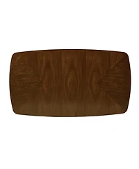 Streamdale Furniture 5-Pc Mid-Century Walnut Dining Set with Chairs