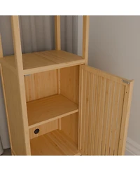 Streamdale Furniture Streamdale 41 inch multi-scene use large capacity single door locker with one shelf