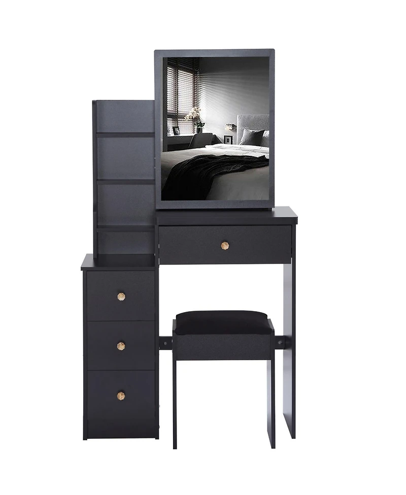 Streamdale Compact Left-Facing Vanity with Storage