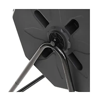 Garden Compost Bin Black 28.7"x25.2"x37.4" 42.3 gal