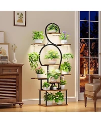 Streamdale Furniture 9-Tier Plant Stand with Grow Light