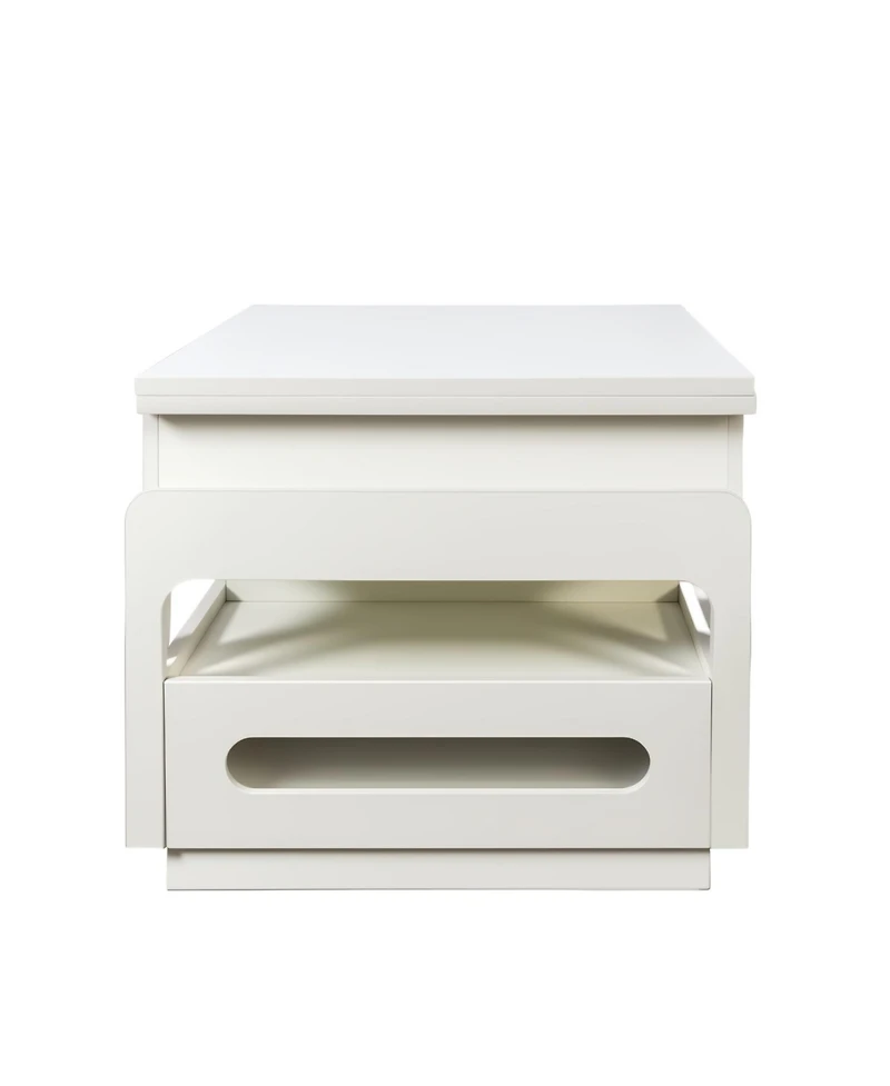 Streamdale Furniture 3-in-1 Deformed Coffee Table with Storage