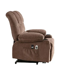Streamdale Furniture Streamdale Electric Massage Lift Chair w/ Heat & Vibration, Usb, Lay Flat