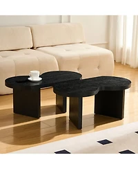 Streamdale Furniture Butterfly Coffee Table - Modern Mdf Accent Table