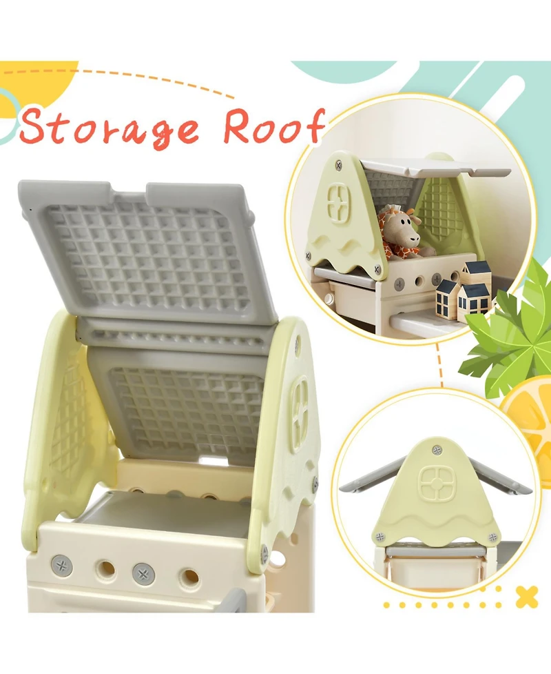 Streamdale Furniture Toy Storage Organizer with 14 Bins for Kids