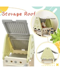 Streamdale Furniture Toy Storage Organizer with 14 Bins for Kids