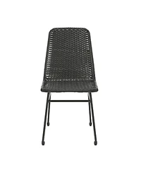 Streamdale Furniture Rattan Chairs (Set of 2) - Iron Legs