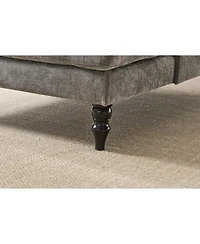 Streamdale Furniture Streamdale Modern Grey Chaise Lounge Sofa Recliner