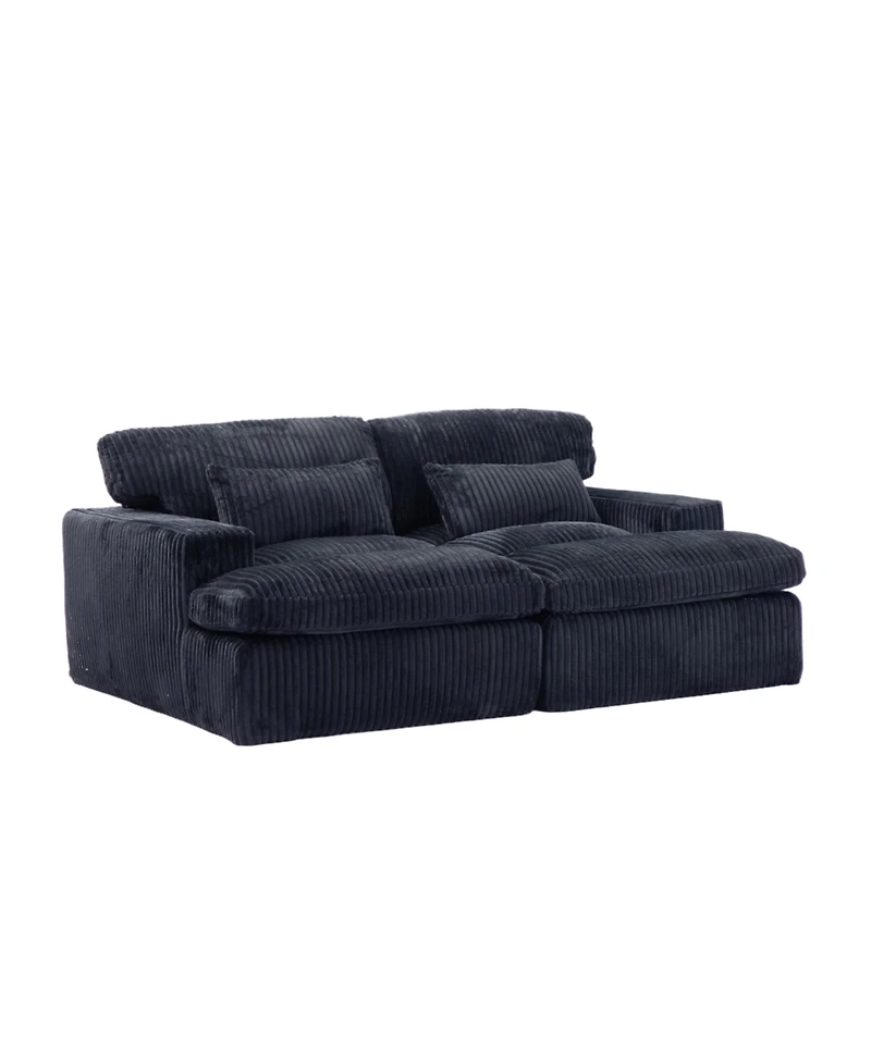 Streamdale Furniture Streamdale Double Chaise Lounge Sleeper Sofa Bed