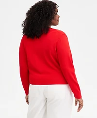 On 34th Trendy Plus Sweater Cardigan, Exclusively at Macy's