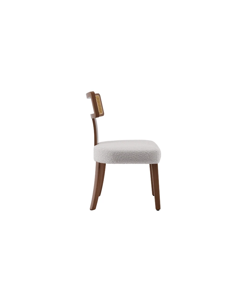 Streamdale Furniture Mid Century Rattan Dining Chairs (Set of 2)