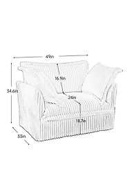Streamdale Furniture Set of 2 Slipcovered Armchairs