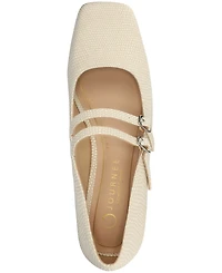 Journee Collection Women's Gredah Square Toe Double Strap Mary Jane Flats