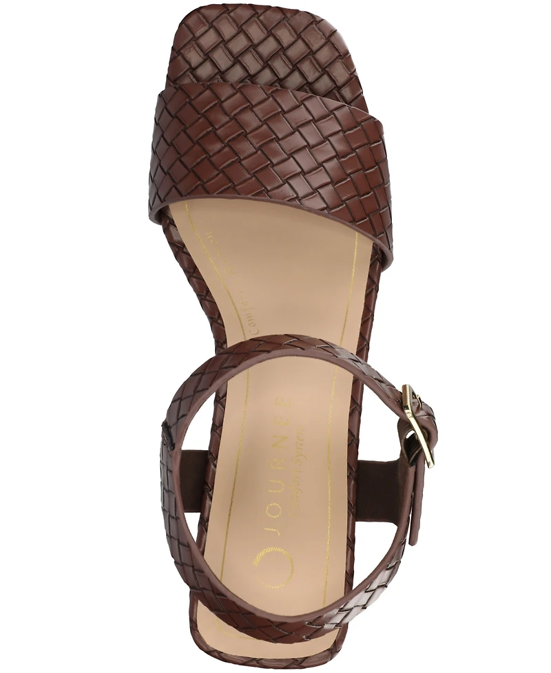Journee Collection Women's Shaina Open Toe Sandals