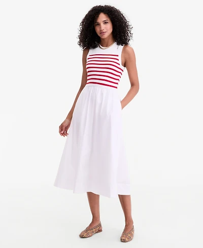 On 34th Women's Mixed-Media Sweater Midi Dress, Macy's Exclusive