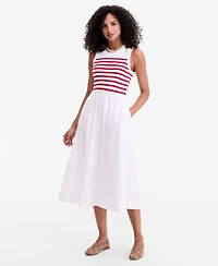 On 34th Women's Mixed-Media Sweater Midi Dress, Macy's Exclusive