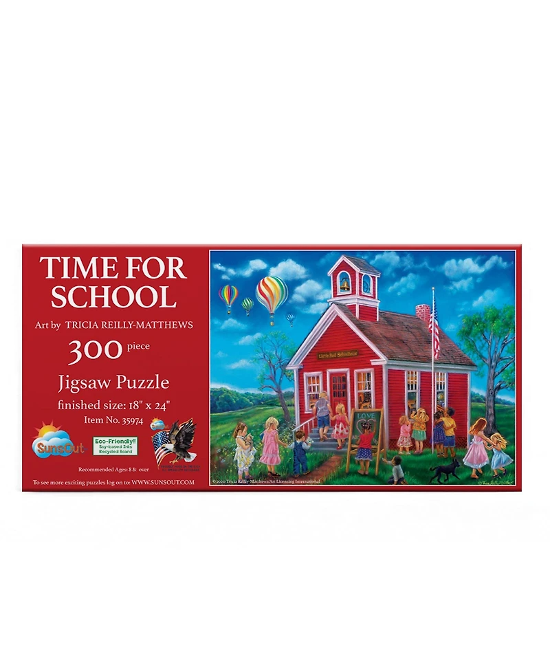 SunsOut Time for School 300 piece Jigsaw Puzzle for Adults