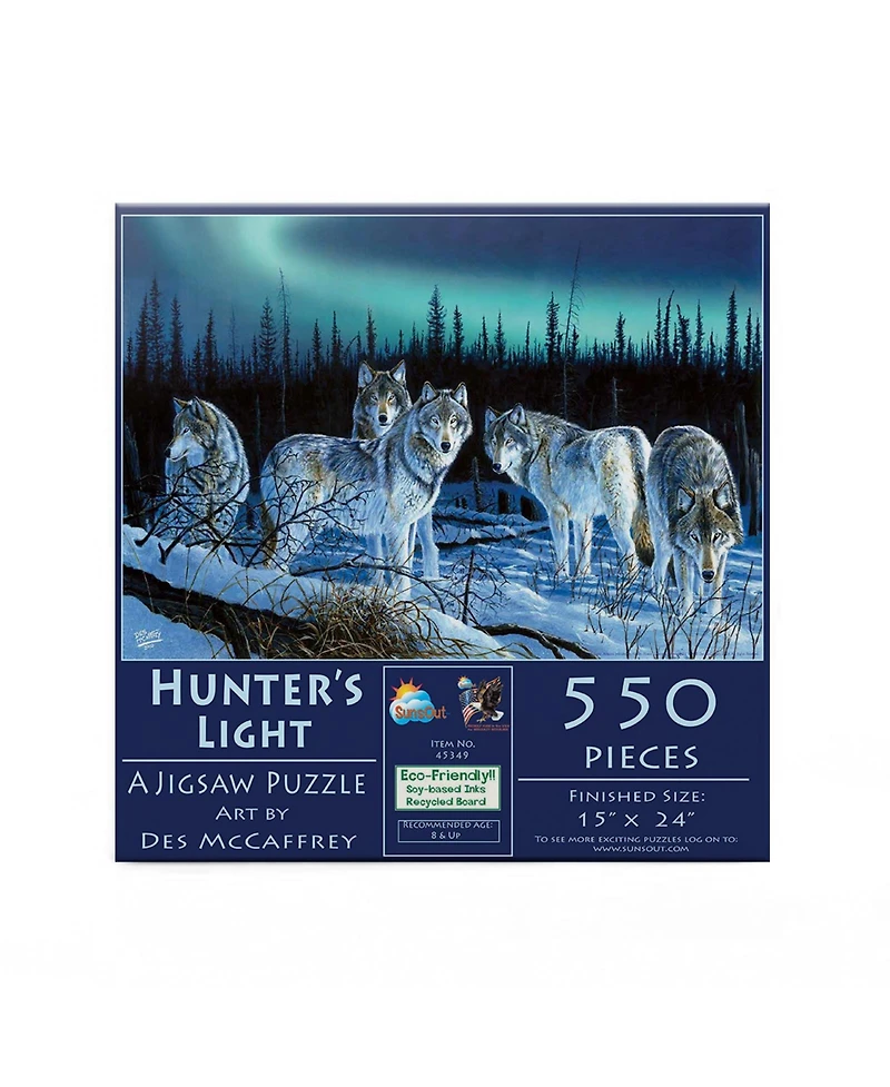 SunsOut Hunters Light 550 piece Jigsaw Puzzle for Adults