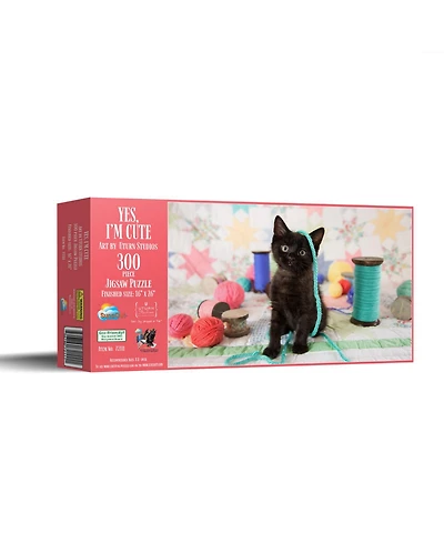 SunsOut Yes, I'm Cute 300 piece Jigsaw Puzzle for Adults