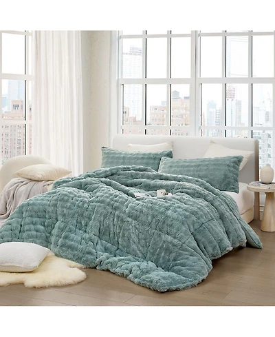 Coma Inducer Chunky Puffy Bunny - Oversized Comforter Set Limestone Green